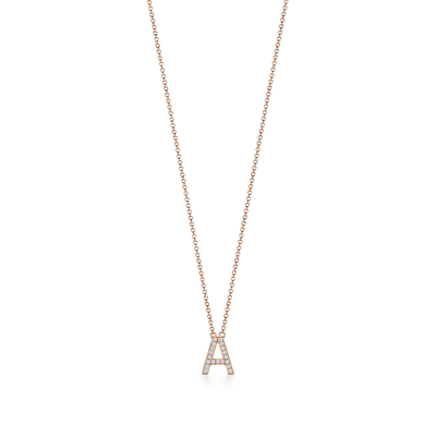 Tiffany alphabet pendant deals