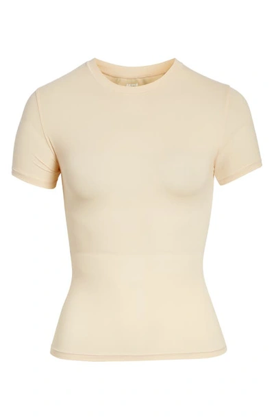 Skims Fits Everybody Stretch-jersey T-shirt In Nude (lingerie