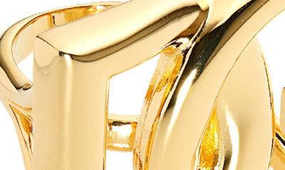 Shop Dolce & Gabbana Dolce&gabbana Logo Ring In Gold