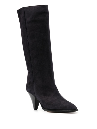 Shop Isabel Marant Lispa Knee-length Boots In Black