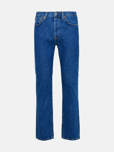 Shop Acne Studios 1996 Jeans In Cotton In Blue