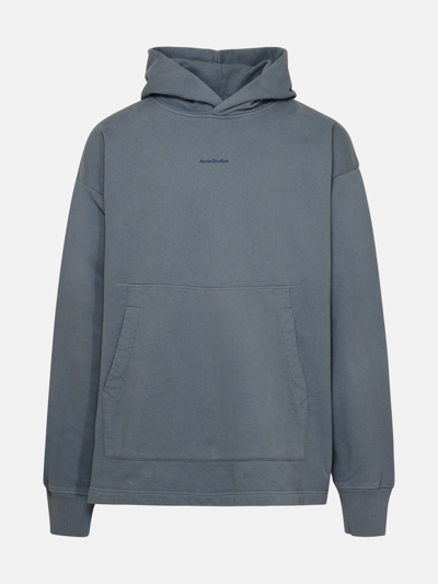 Shop Acne Studios Cotton Sweatshirt In Grey