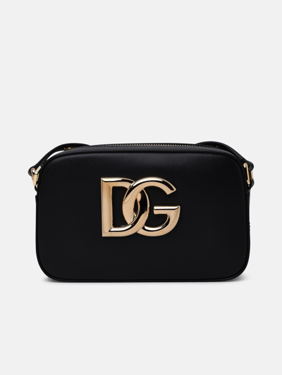 Shop Dolce & Gabbana 3.5 Black Leather Crossbody Bag