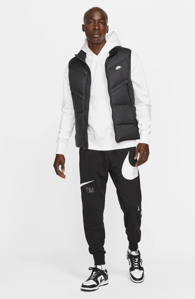 Shop Nike Sportswear Storm-fit Windrunner Vest In Black/ Black/ Black/ Sail