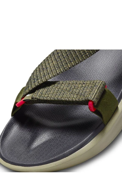 Shop Nike Vista Sport Sandal In Rough Green/ Grey/ Olive