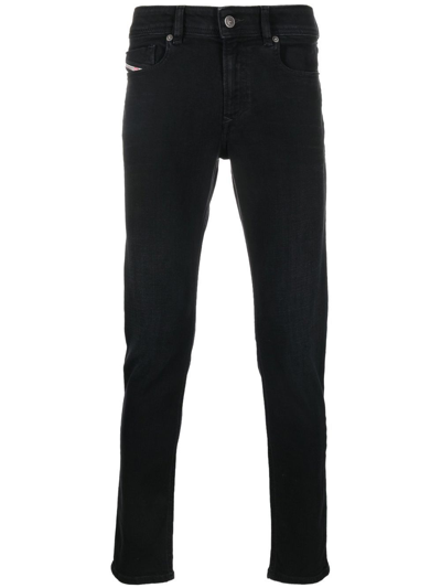 Shop Diesel 1979 Sleenker Jeans In Black