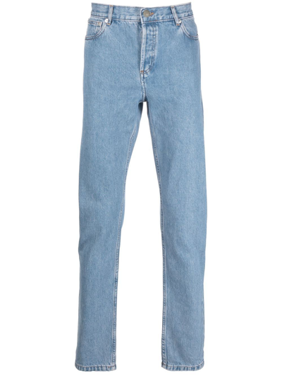 Shop Apc Petit New Standard Jeans In Blue