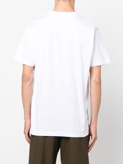 Shop Marni T-shirt Con Logo  In White