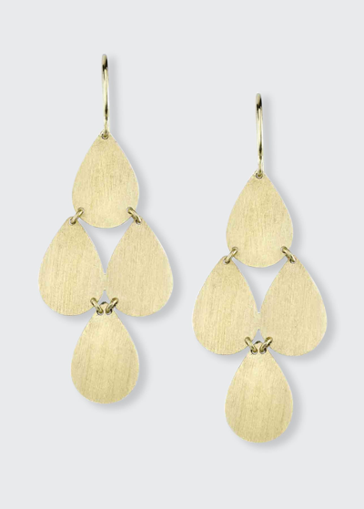 Shop Irene Neuwirth 18k Yellow Gold 4 Drop Chandelier Earrings