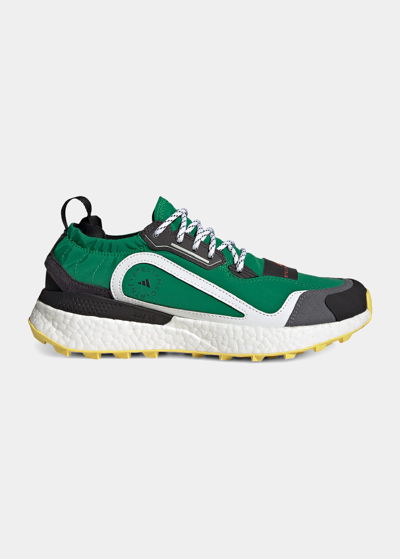 Shop Adidas By Stella Mccartney Outdoorboost 2.0 Trainer Sneakers In Greenft