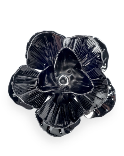 Shop Hook + Albert Flower Lapel Pin In Dark Gray