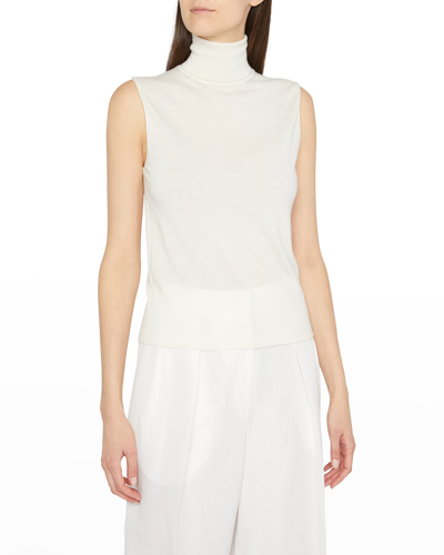 Shop The Row Falun Turtleneck Top In Ivory