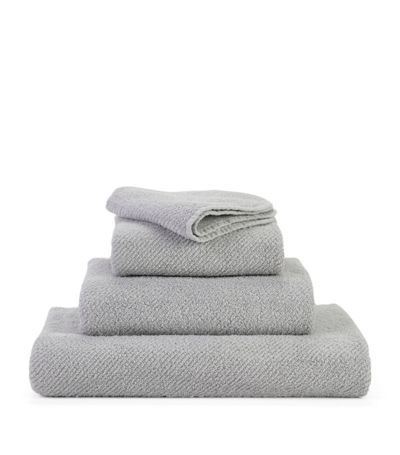 Shop Abyss & Habidecor Twill Bath Towel (70cm X 140cm) In Grey