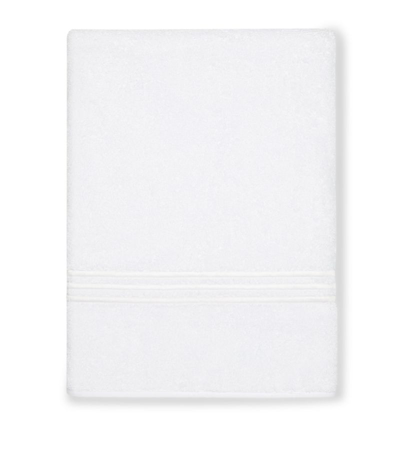 Shop Pratesi Tre Righe Hand Towel (50cm X 75cm) In White