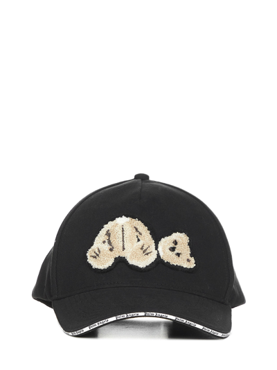 Shop Palm Angels Pa Bear Hat In Black