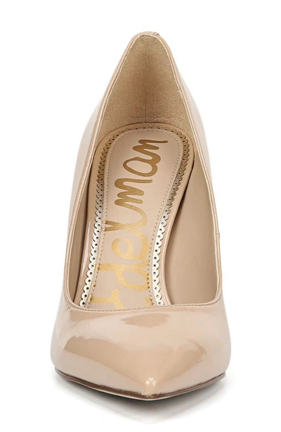 Sam Edelman Danna Pointed Toe Pump In Beige Blush
