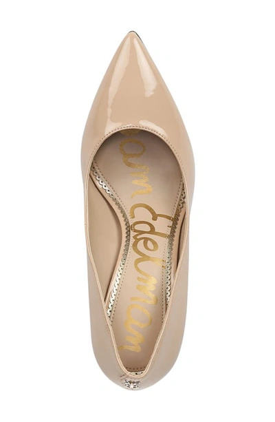 Sam Edelman Danna Pointed Toe Pump In Beige Blush