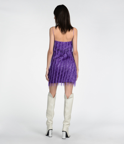 Shop Just Cavalli Dresses In Violet
