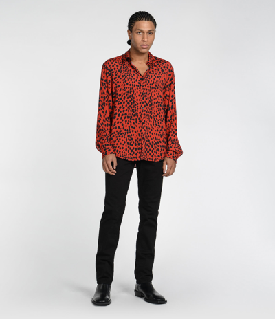 Shop Just Cavalli Shirts In Red