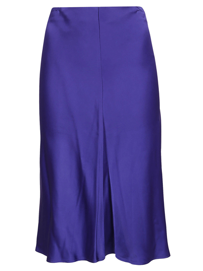 Shop Stella Mccartney Slip Skirt In Violet