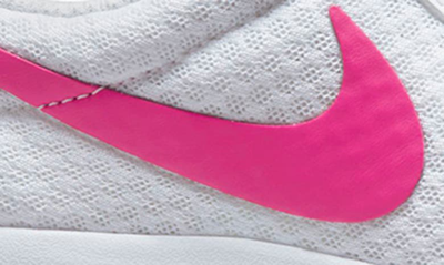 Shop Nike Tanjun Running Shoe In White/ Pink