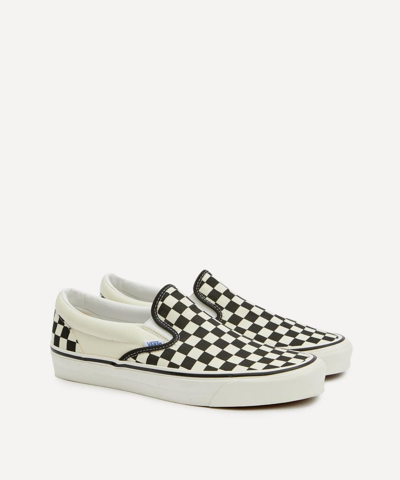 Vans Ua Classic Slip-on Stackform Sneakers Checkerboardblack/ White In Black