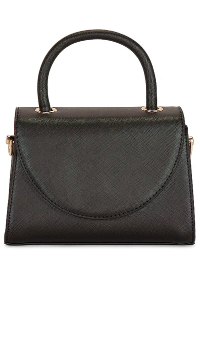 Shop Olga Berg Sasha Top Handle Bag In Black