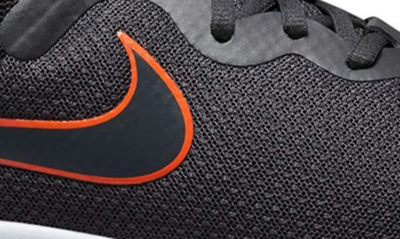 Shop Nike Revolution 6 Next Nature Road Running Shoe In Anthracite/ Rush Orange/ White