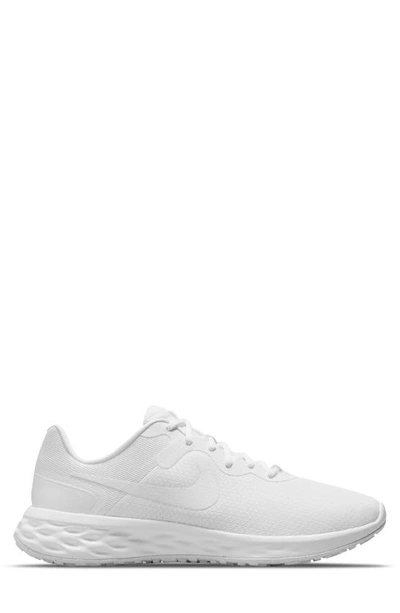 Shop Nike Revolution 6 Next Nature Road Running Shoe In White/ White/ White