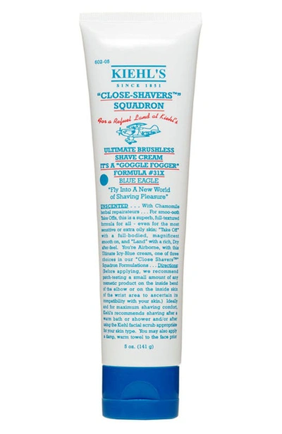 Kiehl's Since 1851 Blue Eagle Ultimate Brushless Shave Cream, 5 oz Tube