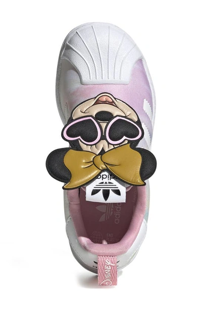 Shop Adidas Originals Superstar 360 X Disney Sneaker In Light Pink/ White/ Black