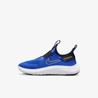 Shop Nike Flex Plus Little Kids' Shoes In Game Royal,midnight Navy,white,yellow Ochre