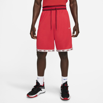 Shop Nike Men's Dri-fit Dna Basketball Shorts In Red