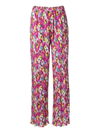 Shop Msgm Pant  In Multicolor