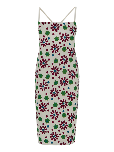 Shop Saint Laurent Women's Dresses -  - In Multicolor Synthetic Fibers