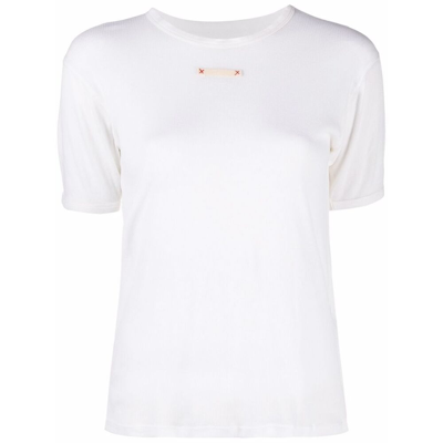 Shop Maison Margiela T-shirts And Top In White