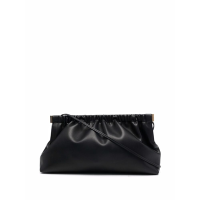 Shop Nanushka Synthetic Fibers Clutch Bag In Black