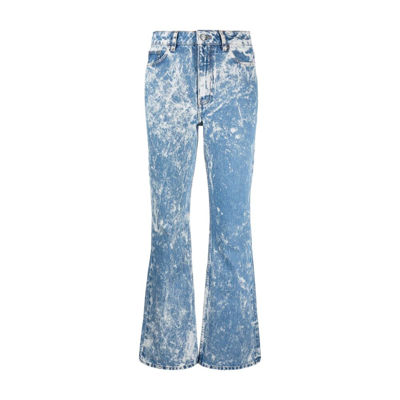 Shop Ganni Women's Jeans -  - In Navy Cotton
