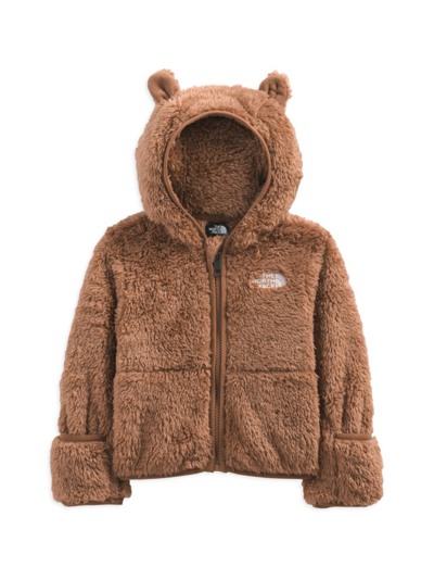 Shop The North Face Baby's Bear Hoodie Sweatshirt In Brown