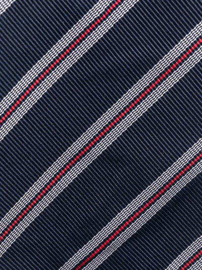 Shop Thom Browne Micro-stripe Classic Tie In Blue