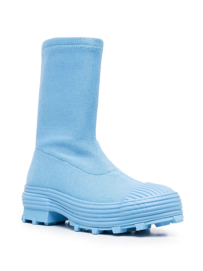 Shop Camperlab Traktori 45mm Sock-style Boots In Blue