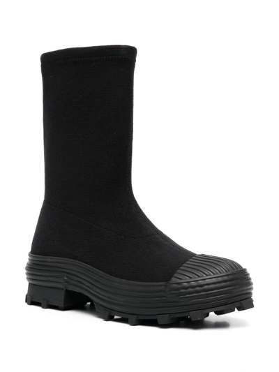 Shop Camperlab Traktori 45mm Sock-style Boots In Black