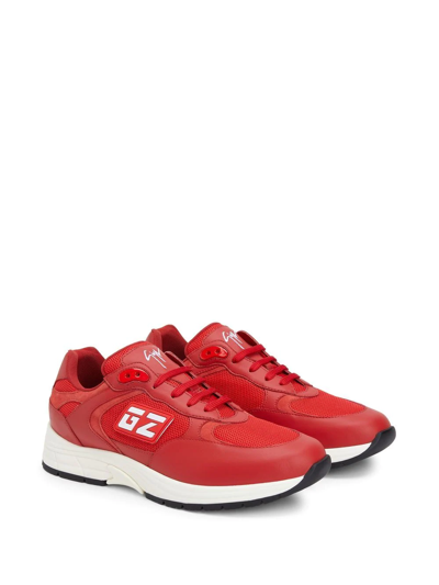 Giuseppe Zanotti Gz Runner Low-top Sneakers In Red