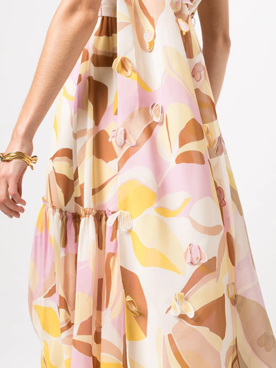 Shop Sachin & Babi Tori One Shoulder Printed Maxi Dress In Multicolour