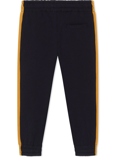 Shop Dolce & Gabbana Dg Logo-patch Track Trousers In Black