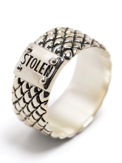 Shop Stolen Girlfriends Club Snake Sterling Silver Band Ring