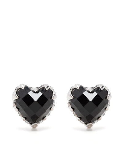 Shop Stolen Girlfriends Club Love Claw Earrings In Black
