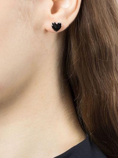 Shop Stolen Girlfriends Club Love Claw Earrings In Black