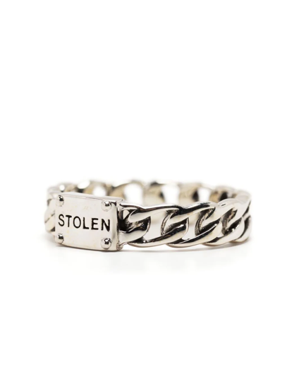 Shop Stolen Girlfriends Club Curb-chain Sterling Silver Ring