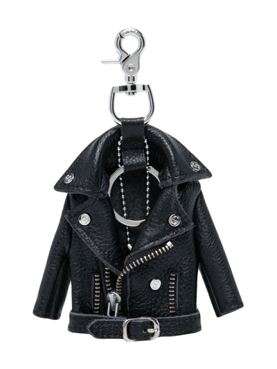 Shop Stolen Girlfriends Club Leather Jacket Key Ring In Black